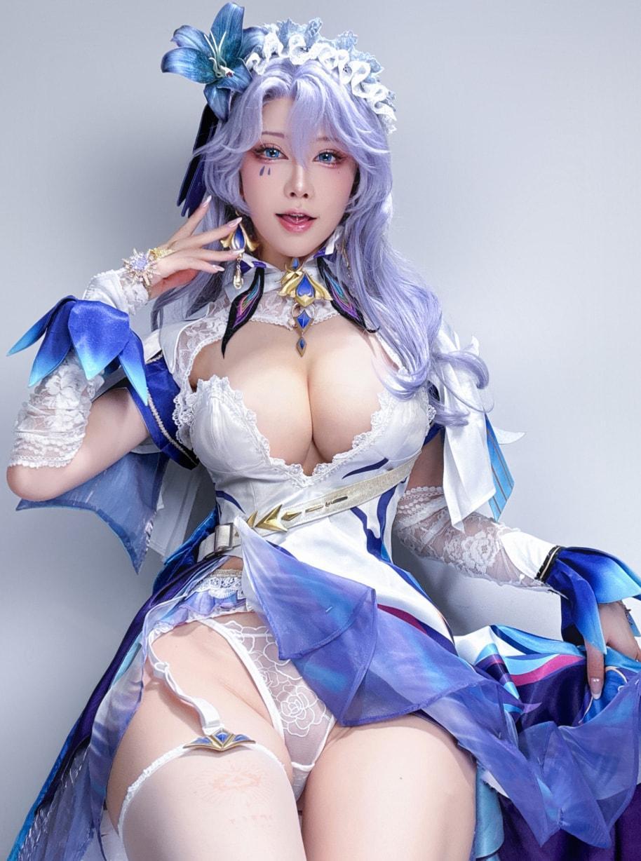 水淼aqua 鸣潮 坎特蕾拉 自拍-快来一看